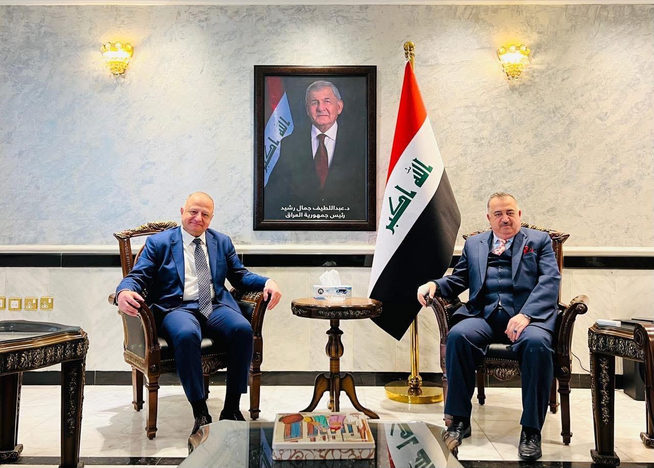 سفير جمهورية العراق لدى المملكة الأردنية الهاشمية يستقبل سفير جورجيا لدى المملكة وسفيرها غير المقيم لدى العراق