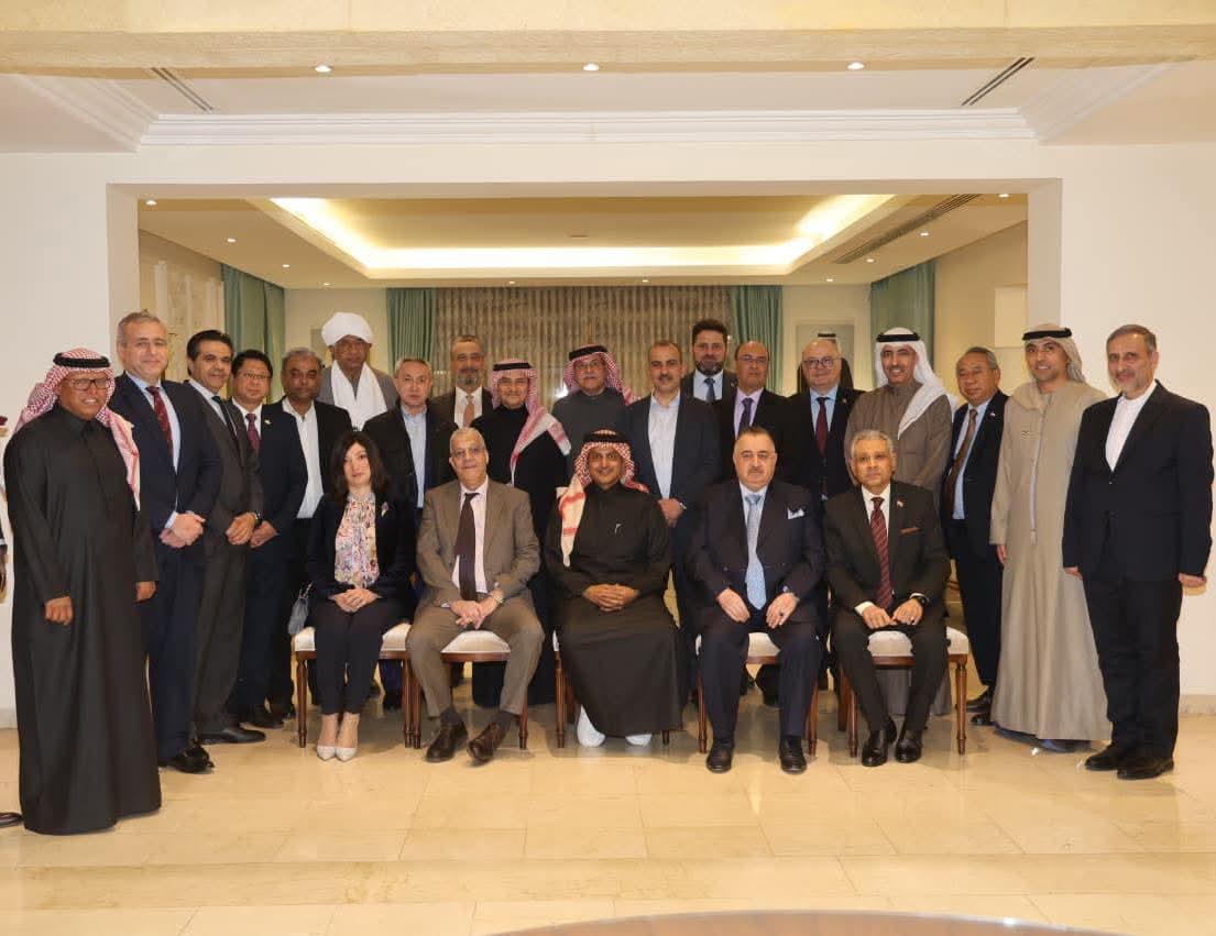 سفير جمهورية العراق لدى المملكة الأردنية الهاشمية يلبي دعوةً كريمة من لدن سفير دولة قطر لدى المملكة