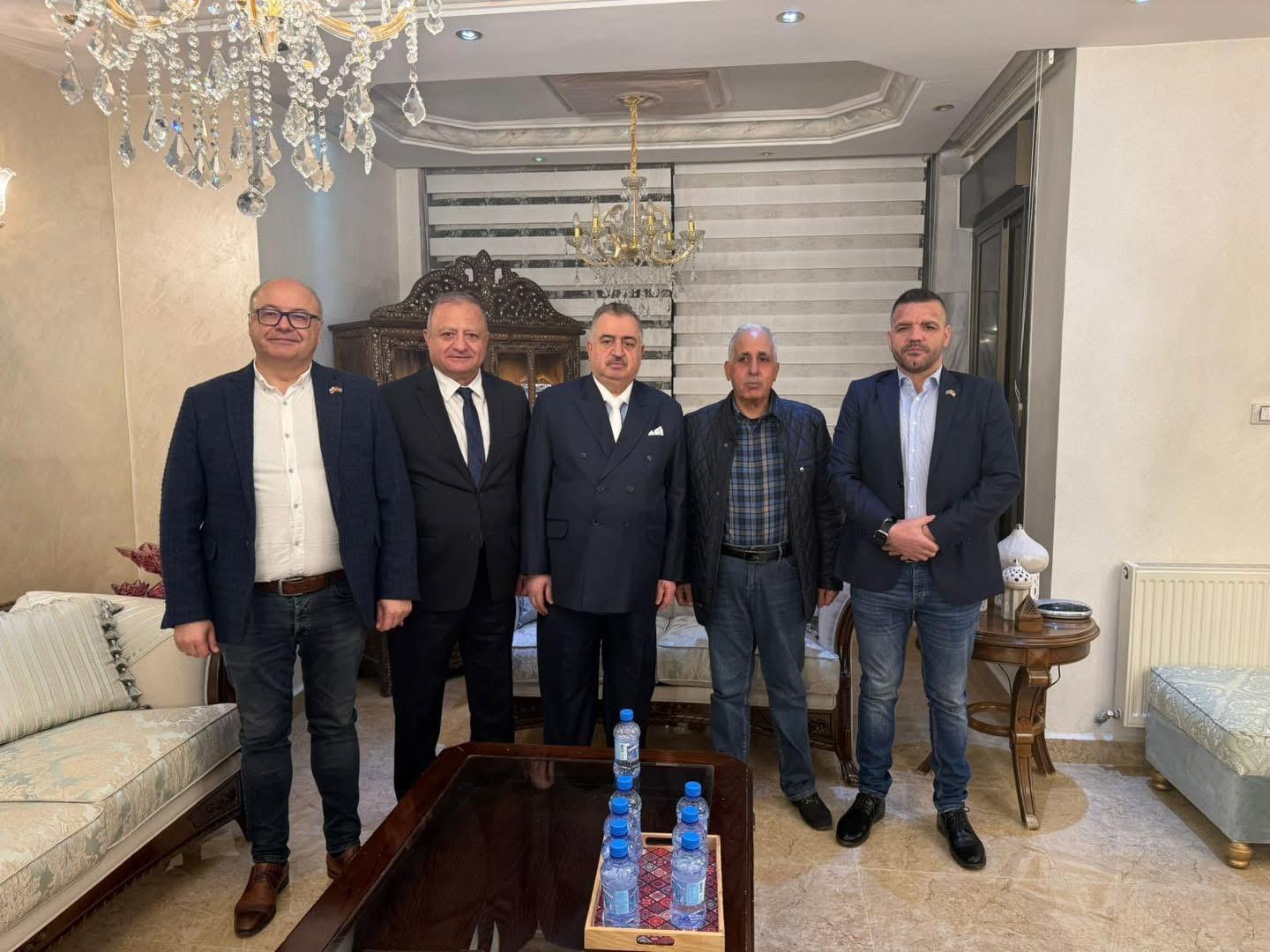 سفير جمهورية العراق لدى المملكة الأردنية الهاشمية برفقة سفيريّ جمهوريتيّ بلغاريا وجورجيا لدى المملكة يلتقون رئيس الجمعية الأردنية لخريجي الجامعات البلغارية