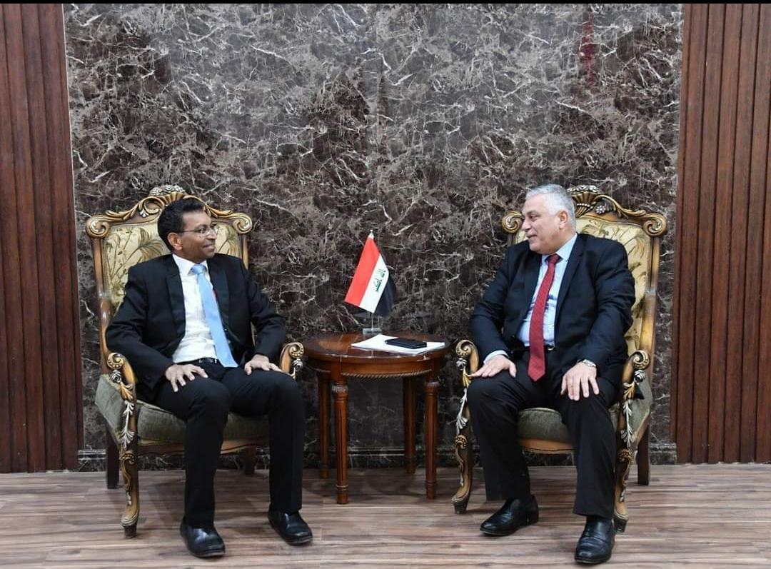 رئيس دائـرة آسيا وأستراليا يلتقي السفير الهندي لدى العراق