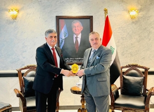 سفير جمهورية العراق لدى المملكة الأردنية الهاشمية يستقبل رئيس هيئة المستشارين في الاتحاد العربي للإعلام الإلكتروني