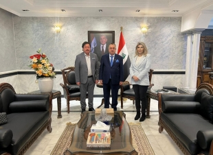 سفير جمهورية العراق لدى المملكة الأردنية الهاشمية يستقبل رئيس مجموعة الناجي القابضة ومدير عام مجلس الأعمال العراقي