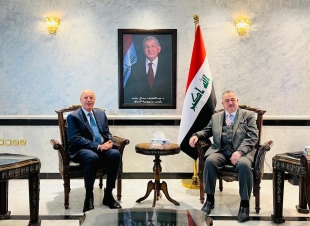 سفير جمهورية العراق لدى المملكة الأردنية الهاشمية يستقبل المفوض العام للمركز الوطني لحقوق الإنسان في الأردن