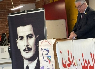 رئيس بعثة جمهورية العراق لدى الدنمارك  يشارك في احتفالية الذكرى السنوية السابعة والسبعون ليوم الشهيد الشيوعي العراقي 