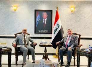 سفير جمهورية العراق لدى المملكة الأردنية الهاشمية يستقبل صاحب شركة LEYLAK التركية للإنشاءات