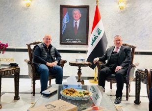 سفير جمهورية العراق لدى المملكة الأردنية الهاشمية يستقبل السكرتير العام لمنظمة التضامن الأفرو-آسيوية