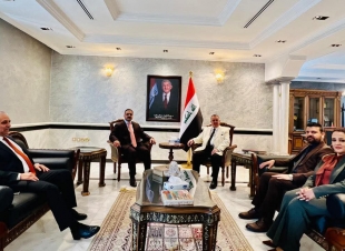 سفير جمهورية العراق لدى المملكة الأردنية الهاشمية يستقبل رئيس هيأة المنافذ الحدودية العراقية 