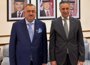 سفير جمهورية العراق لدى المملكة الأردنية الهاشمية يلتقي وزير الصناعة والتجارة والتموين الأردني