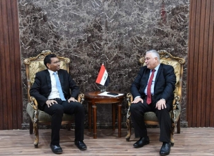 رئيس دائـرة آسيا وأستراليا يلتقي السفير الهندي لدى العراق
