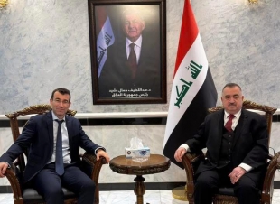 سفير جمهورية العراق لدى المملكة الأردنية الهاشمية يستقبل رئيس بعثة الاتحاد الأوروبي لدى المملكة