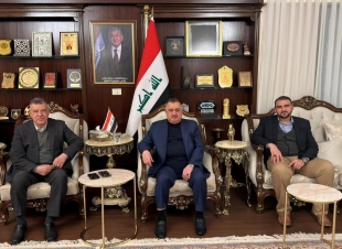 سفير جمهورية العراق لدى المملكة الأردنية الهاشمية يستقبل رئيس ديوان رئاسة جمهورية العراق الأسبق نصير العاني