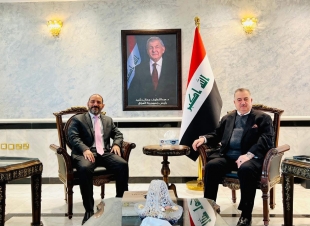 سفير جمهورية العراق لدى المملكة الأردنية الهاشمية يستقبل سفير بنما لدى المملكة وغير المقيم لدى العراق 