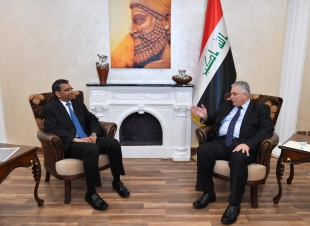 رئيس دائرة آسيا وأستراليا يلتقي السفير الهندي لدى العراق