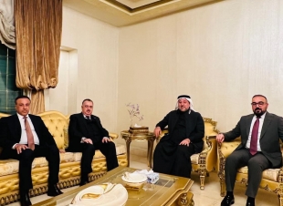 سفير جمهورية العراق لدى المملكة الأردنية الهاشمية يستقبل الشيخ خميس الخنجر