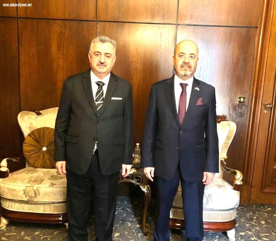 السفير عمر البرزنجي يلتقي بالسفير حيدر العذاري