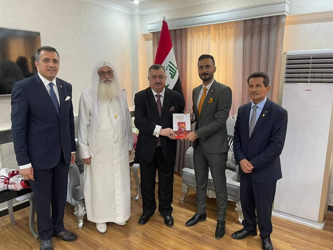  ‎الوكيل البرزنجي يستقبل رئيس طائفة الصابئة المندائيين في العراق والعالم
