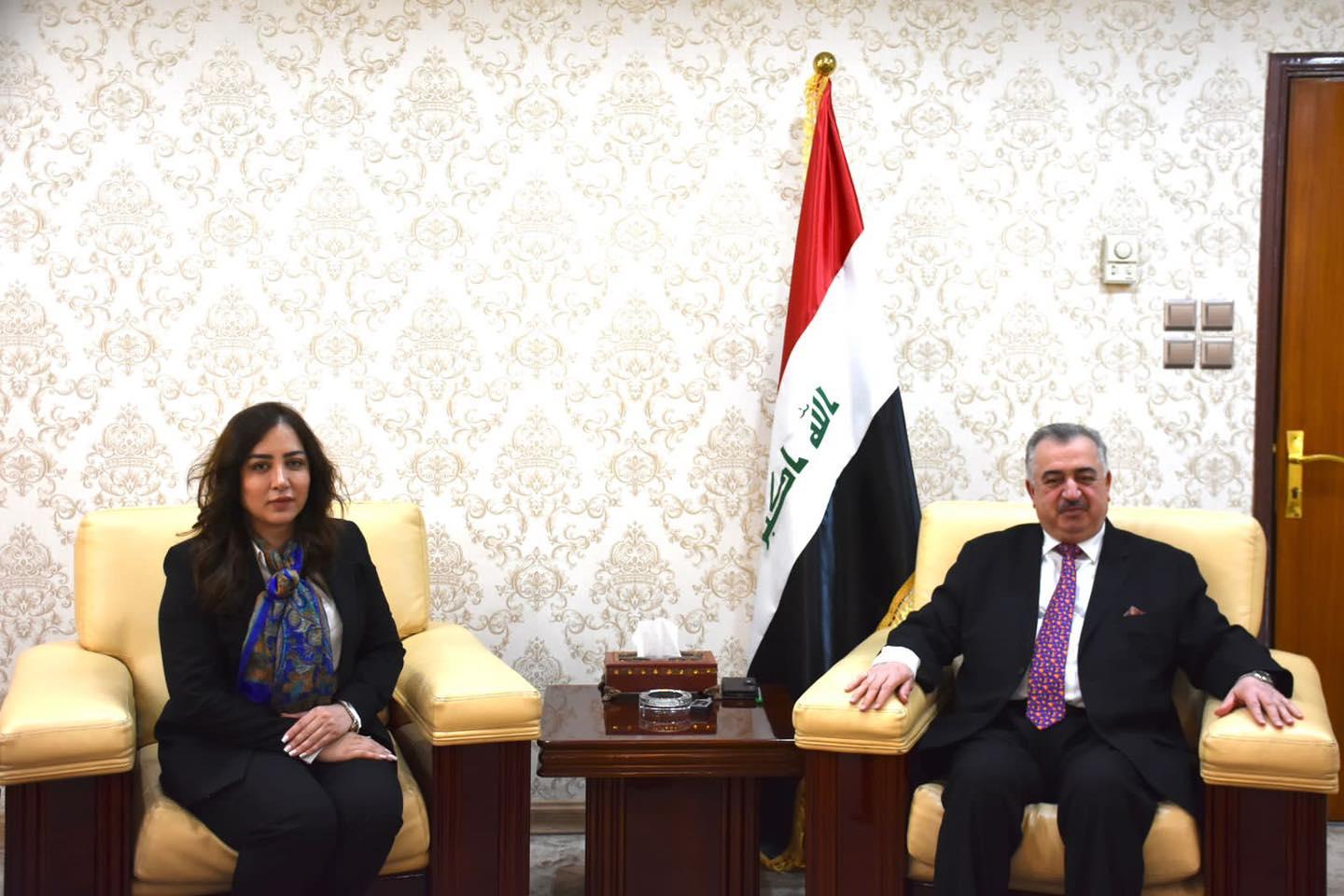وكيل وزارة الخارجية للشؤون متعددة الأطراف والشؤون القانونية يستقبل رئيس لجنة العلاقات الخارجية في مجلس النواب 