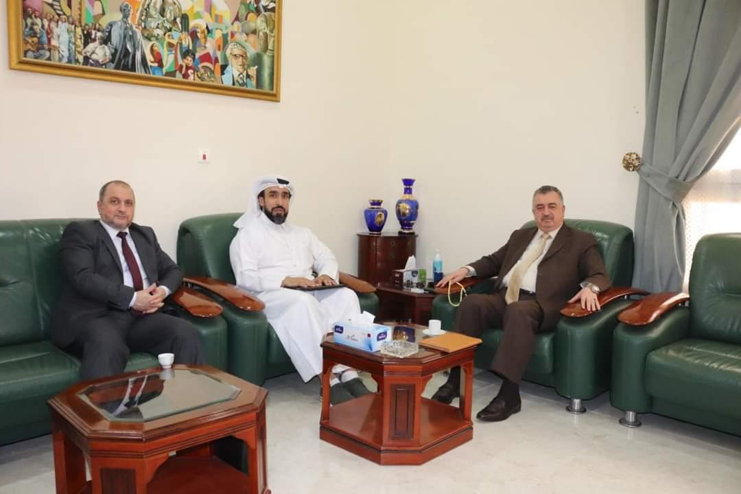 السفير البرزنجي يستقبل مؤسس ورئيس منصة ديفول الدولية ومديرها الاقليمي