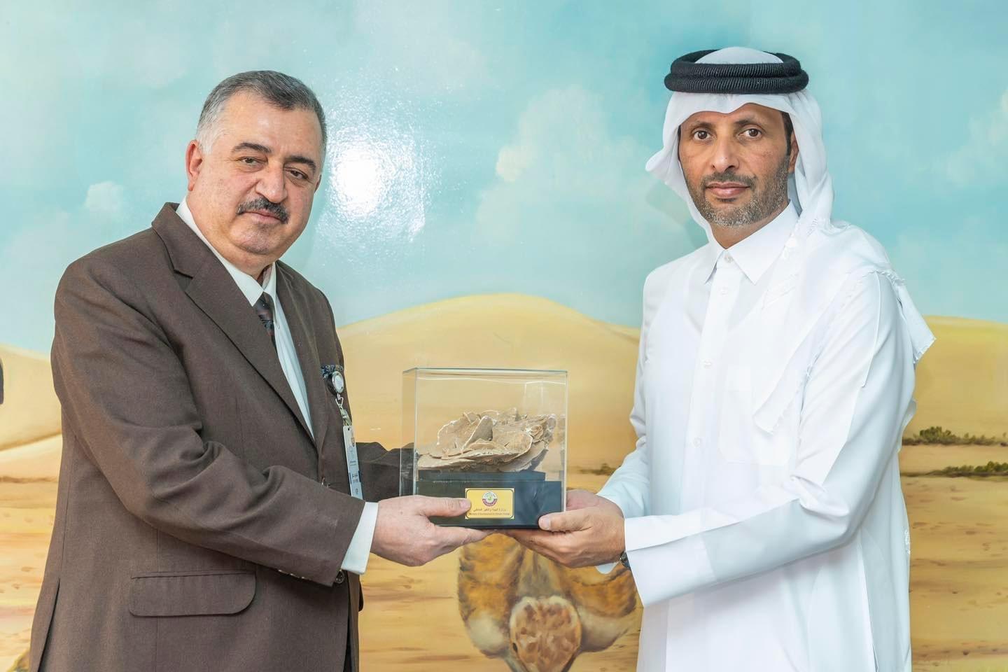 السفير البرزنجي  في زيارة الى محميات الدولة الخارجية لدى دولة قطر الشقيقة