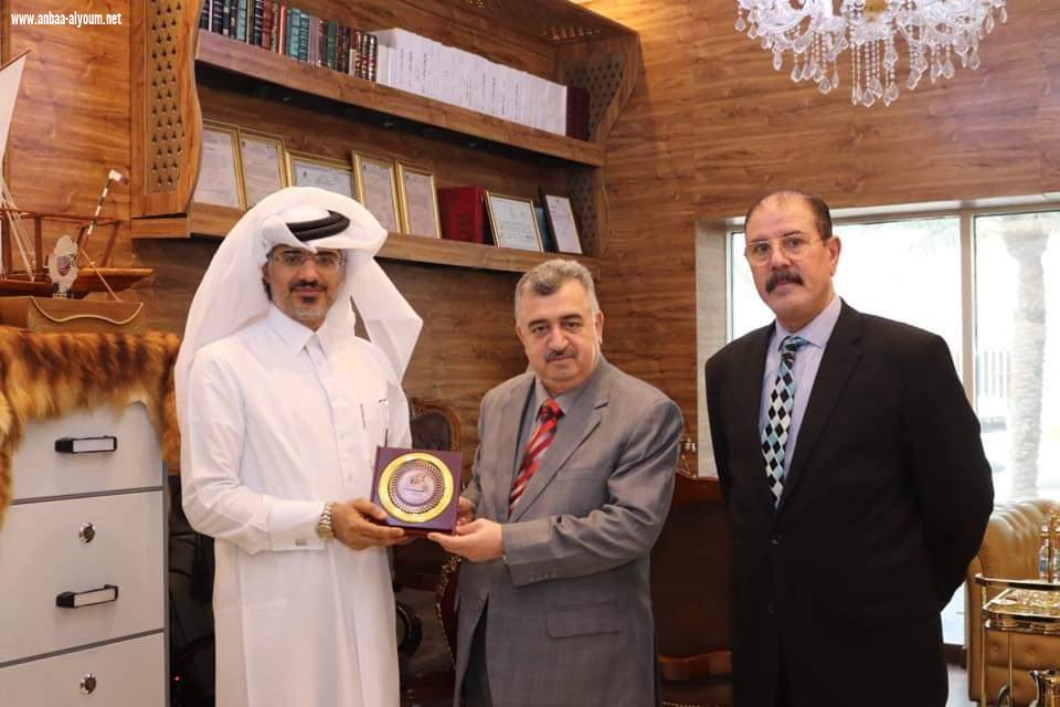 ‎السفير عمر البزنجي يلتقي مع رئيس مجلس ادارة ارض القانون للمحاماة والاستشارات القانونية.