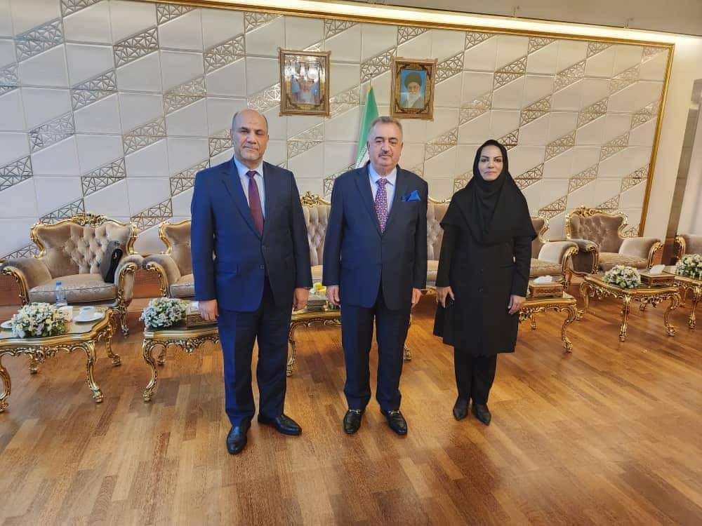 الوكيل البرزنجي يغادر طهران بعد إختتام المؤتمر الدولي لمكافحة العواصف الرملية والترابية