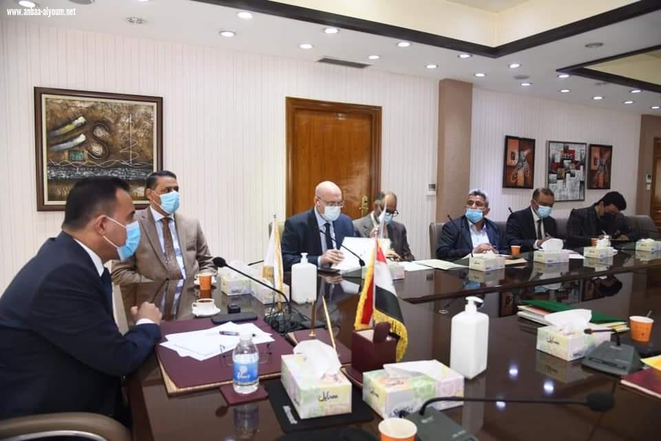 وزير الصحة والبيئة يتراس اجتماع لجنة الامر الديواني ٢١٧ لعام ٢٠٢٠