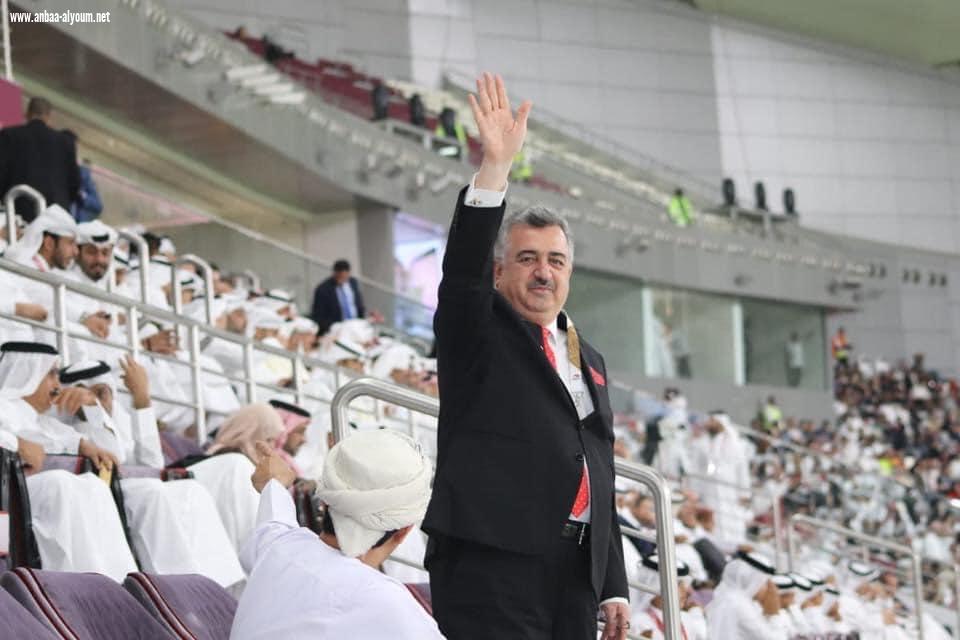 السفير عمر البرزنجي يقدم التهاني الى الاشقاء في دولة قطر بمناسبة افتتاح ملعب المدينة التعليمية