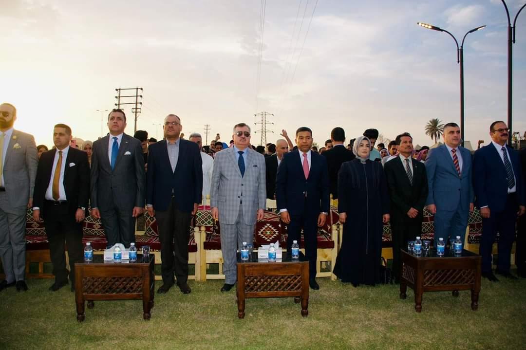 الوكيل البرزنجي يشارك في (مهرجان أبو غريب للثقافة والفنون الأول)، ويلقي كلمةً فيه. 