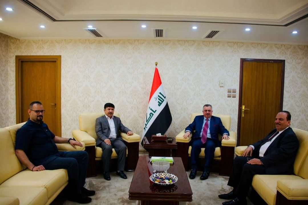 الوكيل البرزنجي يستقبل سيادة النائب إبراهيم ميراني 
