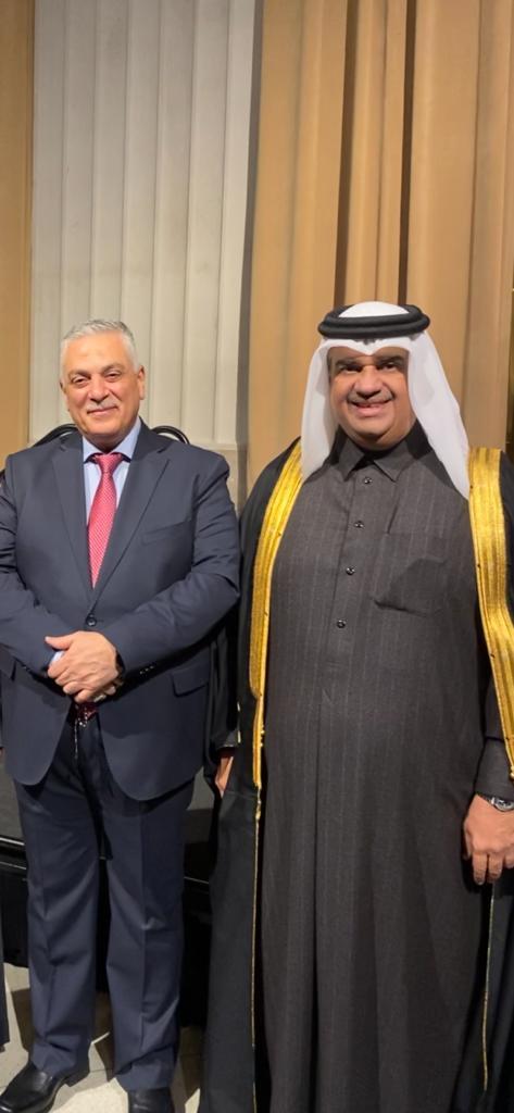 رئيس بعثة جمهورية العراق في كندا (اوتاوا) السيد حيدر راضي ناصر الشمرتي يلتقي بسعادة سفير دولة قطر السيد خالد رشيد المنصوري