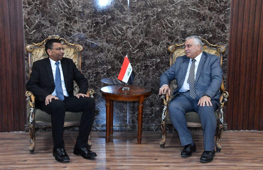 رئيس دائرة آسيا وأستراليا يلتقي السفير الهندي لدى العراق