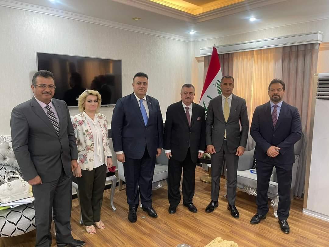  الوكيل البرزنجي يستقبل الممثل المقيم الفخري لجمعية الأمم المتحدة في سريلانكا