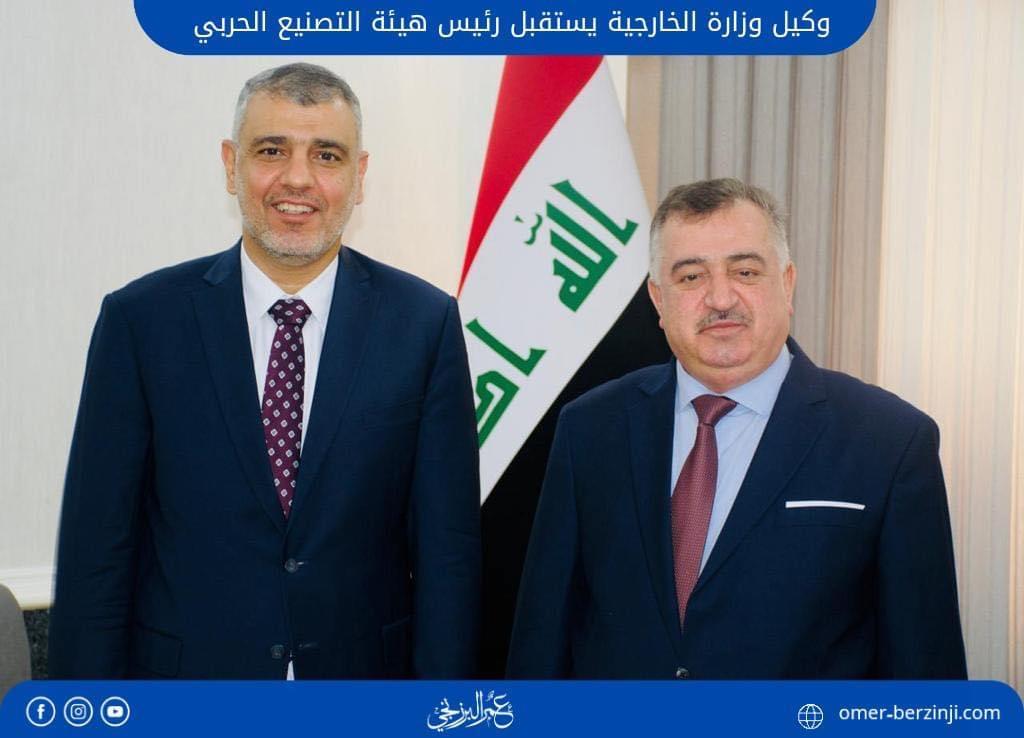 وكيل وزارة الخارجية يستقبل رئيس هيئة التصنيع الحربي