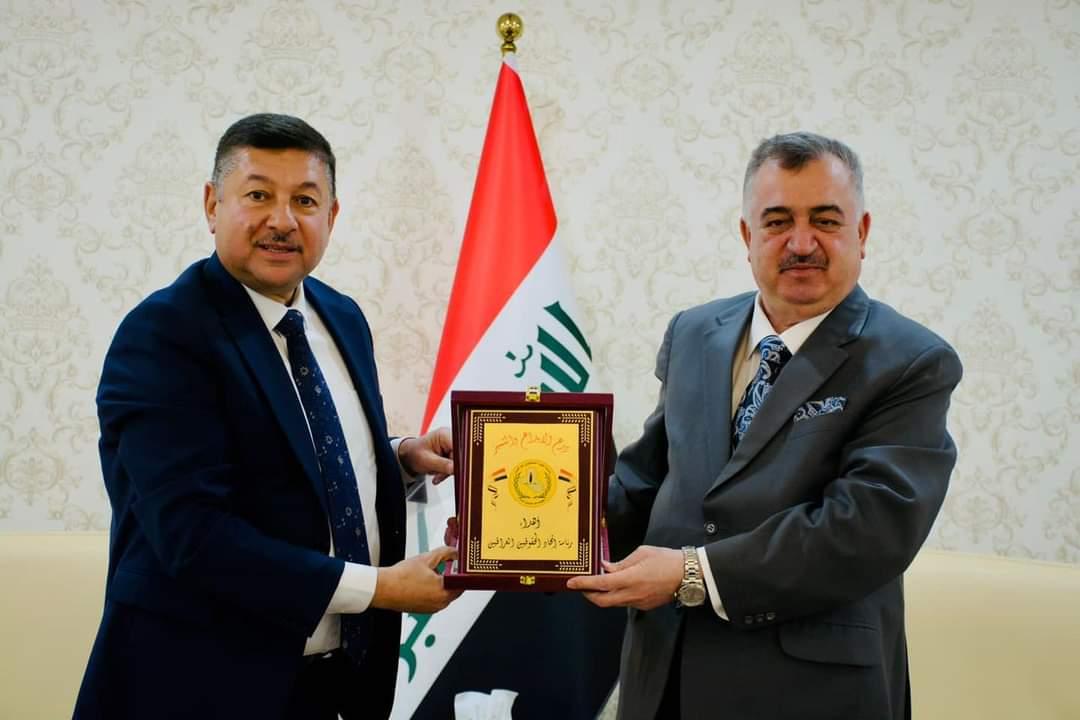 الوكيل البرزنجي يستقبل رئيس إتحاد الحقوقيين العراقيين العام، الأمين العام المساعد لإتحاد الحقوقيين العرب.