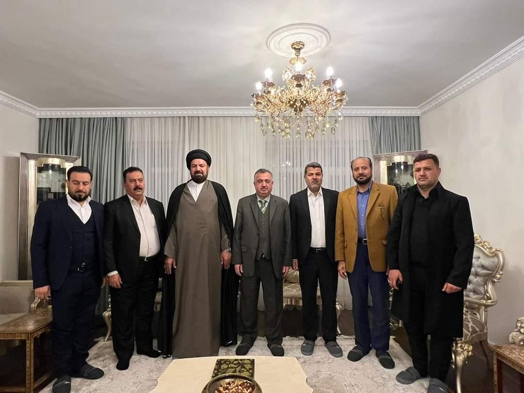 الوكيل البرزنجي يستقبل رئيس حزب الداعي والوفد المرافق لهُ.