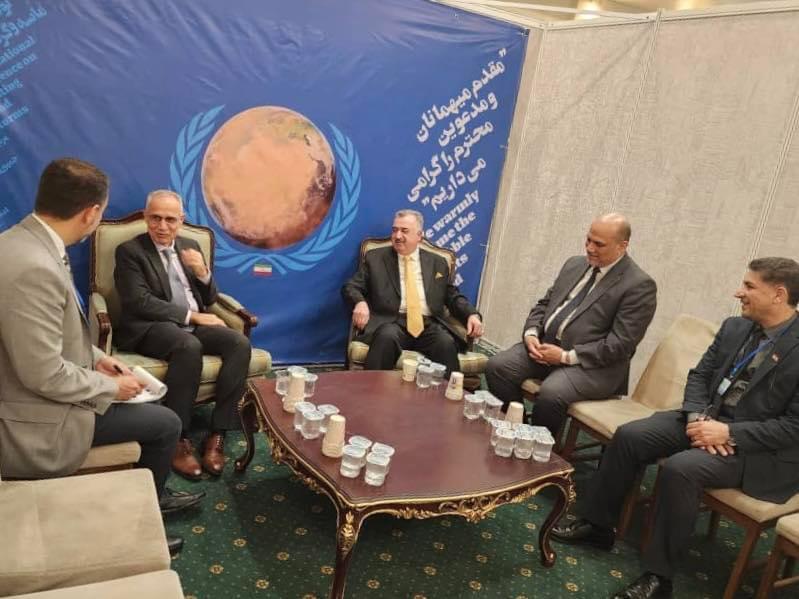 وكيل وزارة الخارجيَّة للشُؤُون مُتعددة الأطراف والشُؤُون القانونيَّة يلتقي نائب الممثل الخاص للأمين العام للأمم المتحدة والمنسق المُقيم ومنسق الشُؤُون الإنمائيَّة الإنسانيَّة لبعثة الأمم المتحدة لمساعدة العراق (يونامي)
