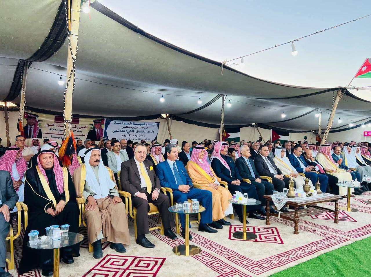 سفير جمهورية العراق لدى المملكة الأردنية الهاشمية يشارك في احتفال عشائر السردية بالأعياد الوطنية الأردنية