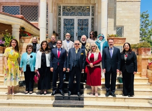 سفير جمهورية العراق لدى المملكة الأردنية الهاشمية يستقبل عددًا من الفنانين العراقيين المقيمين في المملكة