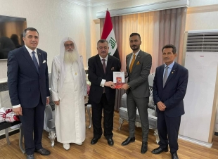 ‎الوكيل البرزنجي يستقبل رئيس طائفة الصابئة المندائيين في العراق والعالم
