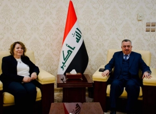 الوكيل البرزنجي يستقبل سفيرة جمهورية العراق لدى سويسرا سابقًا
