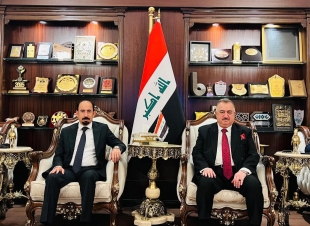 سفير جمهورية العراق لدى المملكة الأردنية الهاشمية يستقبل رئيس مجلس محافظة الأنبار