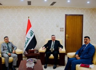الوكيل البرزنجي يستقبل معاون مدير الشرطة العربية والدولية في وزارة الداخلية