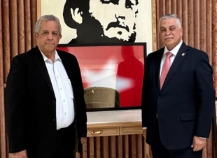 رئيس بعثة جمهورية العراق  السيد حيدر راضي الشمرتي يلتقي  السفير الكوبي السيد هكتور اكرازا في مقر سفارة الكوبية  لدى كندا