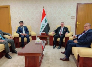 الوكيل البرزنجي يستقبل النائب ضياء الحسناوي، وعضو اللجنة العليا للسياحة السيد صادق الهر، والدكتور سامي الحسناوي .