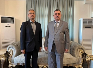 وكيل وزارة الخارجية عمر البرزنجي يستقبل السيد شوان فوزي عضو مكتب العلاقات الاقليمية وممثل الاتحاد الوطني الكوردستاني في لبنان