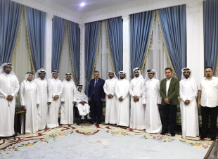 البرزنجي يلبي دعوة السيد خالد بن محمد الشهواني
