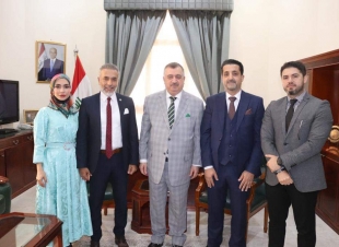   السفير البرزنجي يستقبل المدير التنفيذي لمؤسسة راونگة وممثلين عن المنظمة