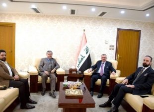 الوكيل البرزنجي يستقبل مدير الشرطة العربية والدولية - الانتربول سابقًا