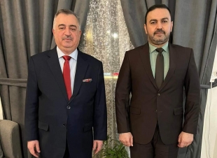 الوكيل البرزنجي يلبي دعوة كريمة من الدكتور عثمان الجحيشي رئيس ديوان الوقف السني السابق وعضو مجلس النواب العراقي السابق.