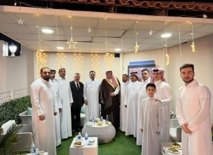 الوكيل البرزنجي يرافقه القائم بالاعمال المؤقت يلبي دعوة افطار رمضانية من الحاج رائد فرحان
